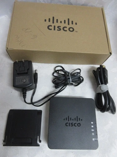 CISCO SPA112 2-PORT PHONE ADAPTER (Includes Adapter), New, MIB,  LOT #2