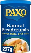 Paxo Natural Breadcrumbs Pack of 6 x 227gm