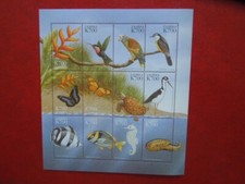 G4107  ZAMBIA     FAUNA/FLORA BIRDS  S/S  SHEET MNH