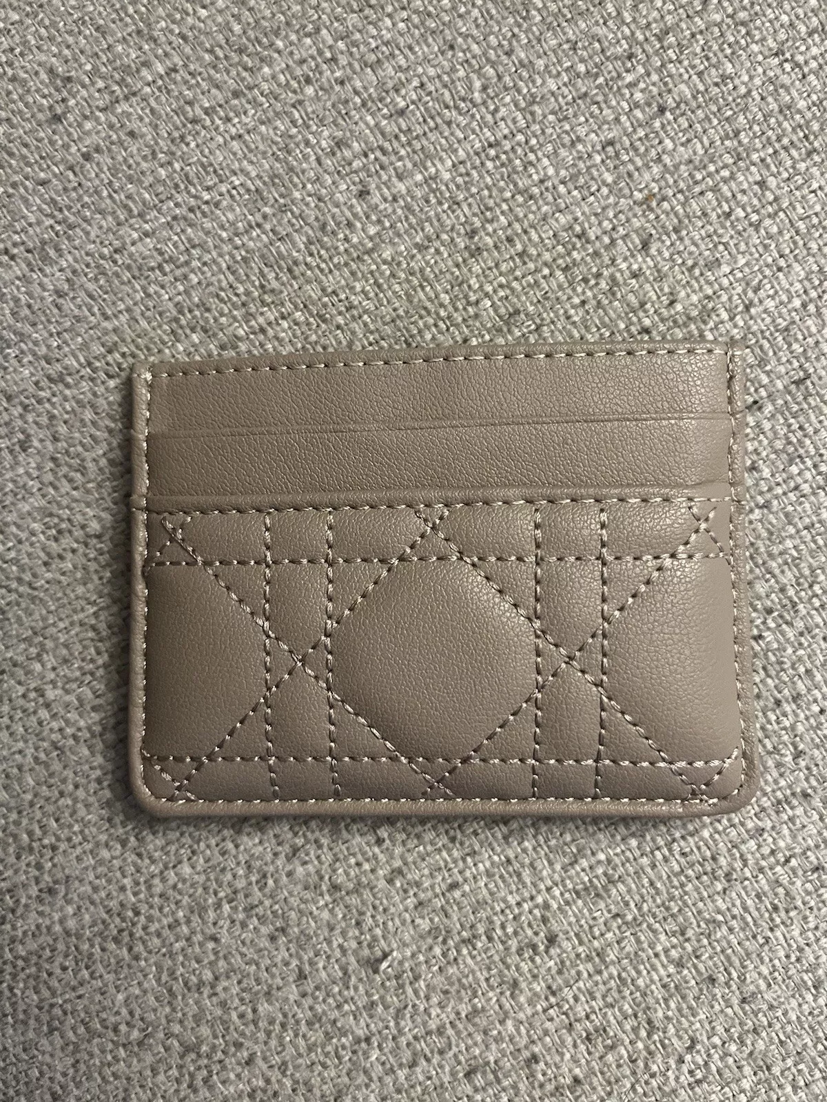 Porte Carte Luxe Cuir Beige Porte Carte Joli Occasion Style CD Dior
