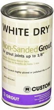 Custom Building Products 08155, White Dry Non-Sanded Grout, 1 lb., FREE SHIP