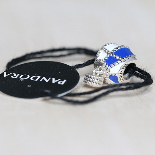 Nuovo Autentico Pandora Charm Up and Away Mongolfiera 791145ENMX con Marsupio Scamosciato - Foto 8 di 10