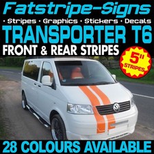 to fit VW TRANSPORTER T6 STRIPES GRAPHICS STICKERS DECALS DAY VAN CAMPER SWB LWB