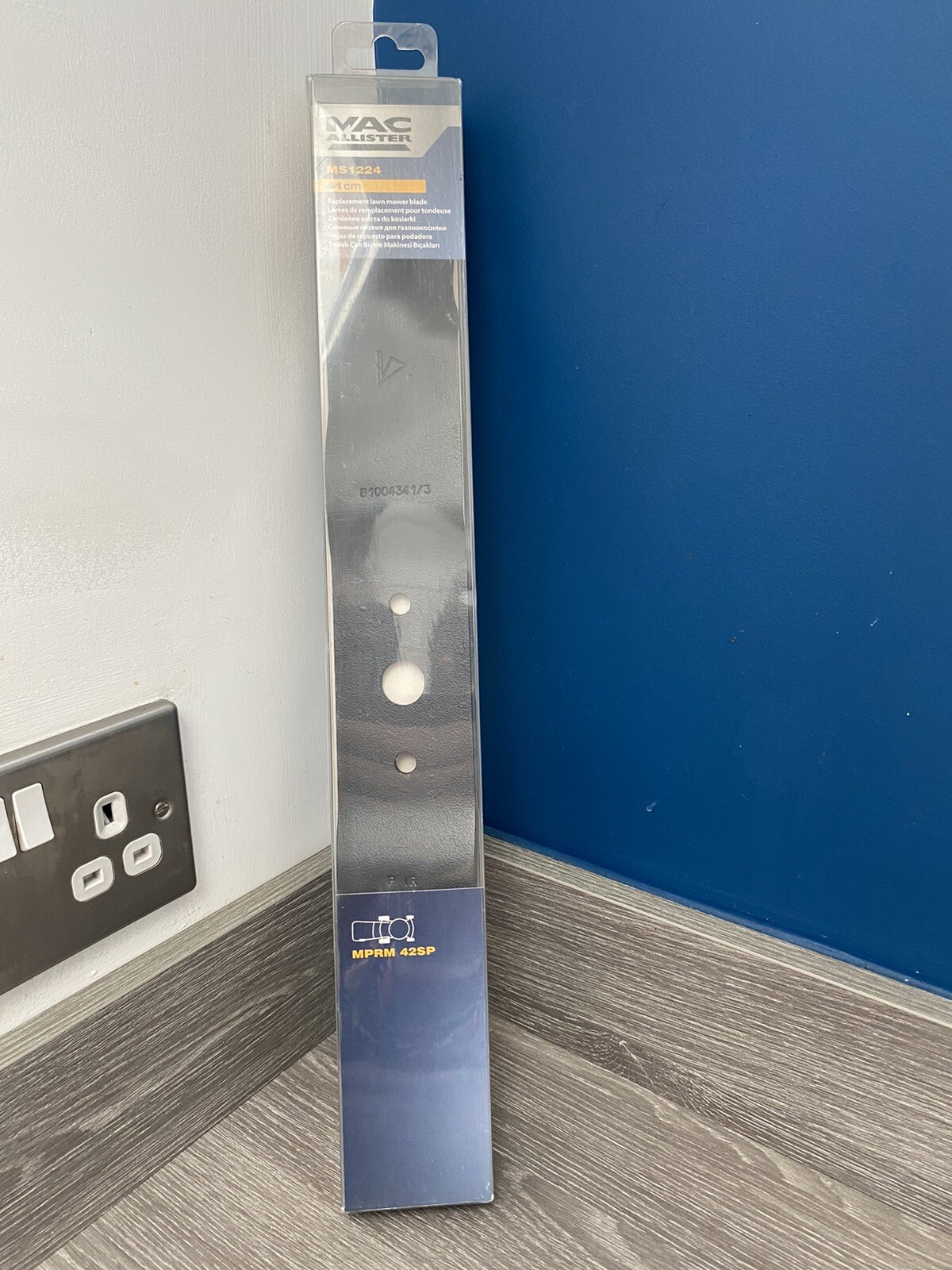 Macallister 41cm Replacement Lawn Mower Blade (MS1224) MPRM 42sp eBay