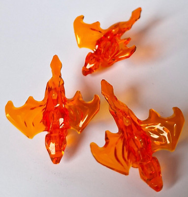 LEGO 71822 flame dragon Ninjago from Source Dragon of Motion trans orange dragon