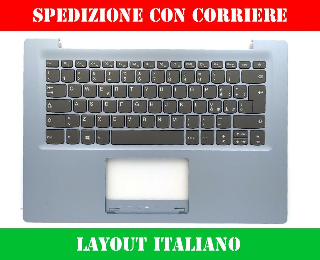 5CB0P23844 Tastiera Italiana Completa Di Top Case Superiore LENOVO Ideapad S130 14igm 81j2 120s 14iap 81a5 Blue S130 14 5cb0p238
