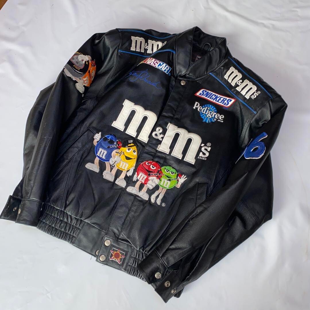 NASCAR　M&M　JH Design　刺繍ワッペン　レーシングジャケット WEAPON VINTAGE】