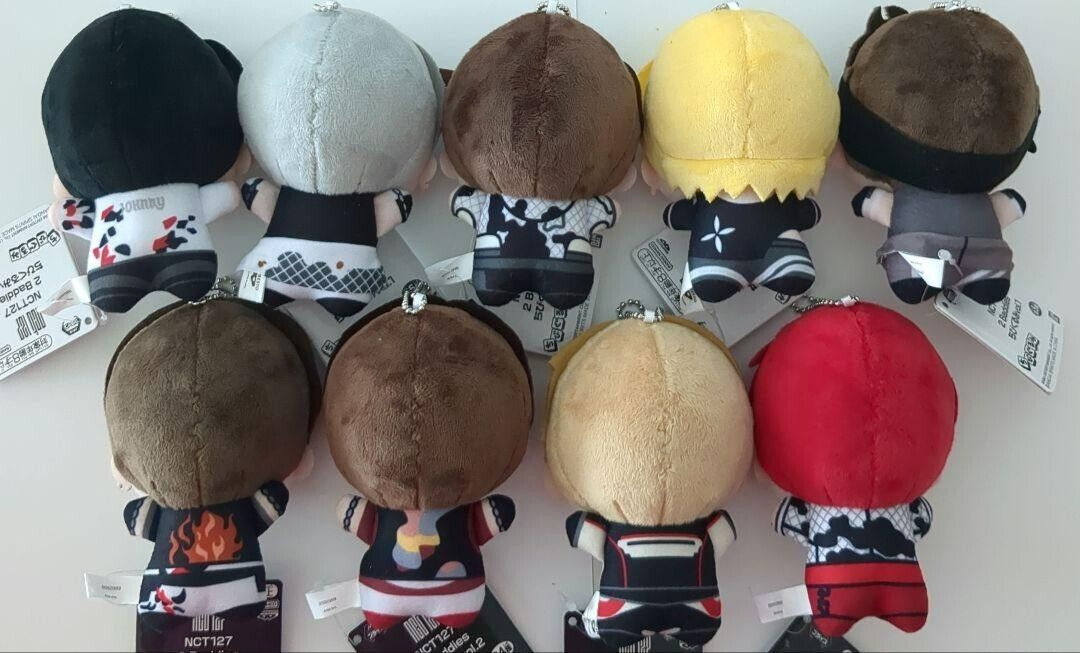 NCT 127 Baddies Plush Doll Chibigurumi Vol. 1 & 2 Complete Set 