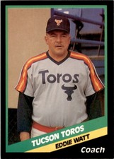 1988 CMC MINOR LEAGUE EDDIE WATT TUCSON TOROS. #25