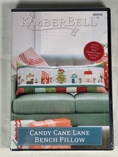 Kimberbell Bench Pillow: Candy Cane Lane Mach...