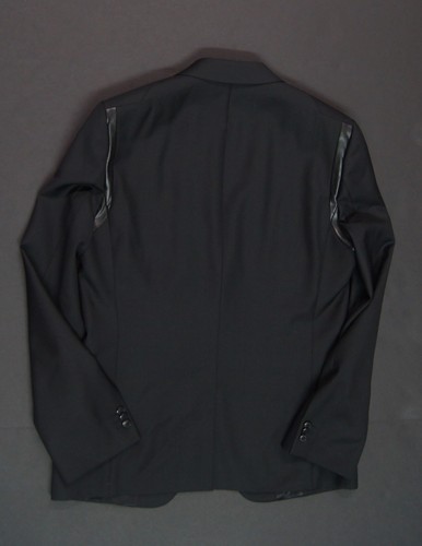 HUGO BOSS Men's Black Regular Fit Wool Notch Lapel Blazer NEW NWT $545 - Picture 9 of 9