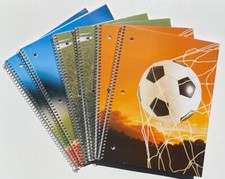 Staples Wire Binding Composition Book Notebooks College Ruled 70 Sheets Assorted