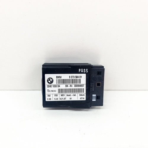 BMW 4 Coupe F32 Sicherheitsgurtübergabe Steuergerät hinten rechts Steuergerät 9273584 2015