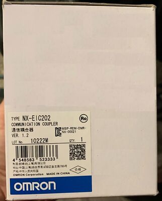 New Factory Sealed Omron NX-EIC202 NXEIC202 PLC Module New In Box