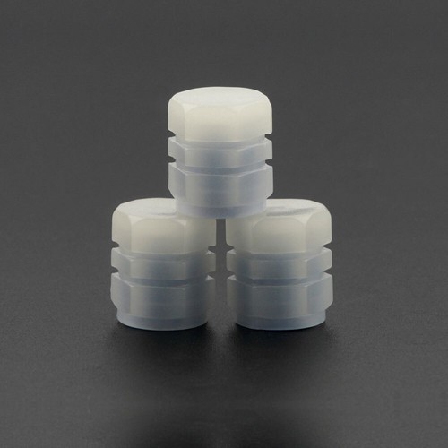 4x Glow In The Dark Car Tire Valve Caps Wheel Tyre Rim Stem Cover Accessories - Bild 6 von 8