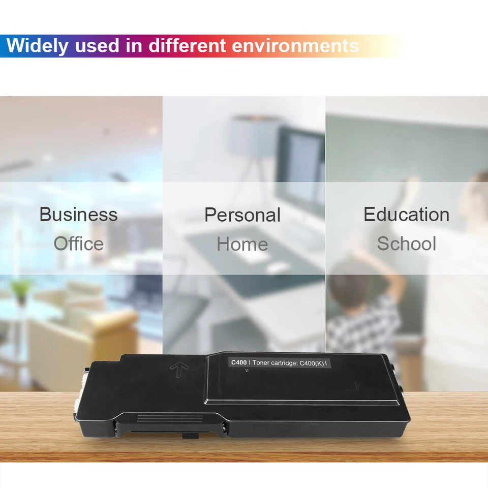 4Pk C400 Color High Capacity Toner for Xerox VersaLink C400DN C400N C405DN C405N - Image 3 of 4