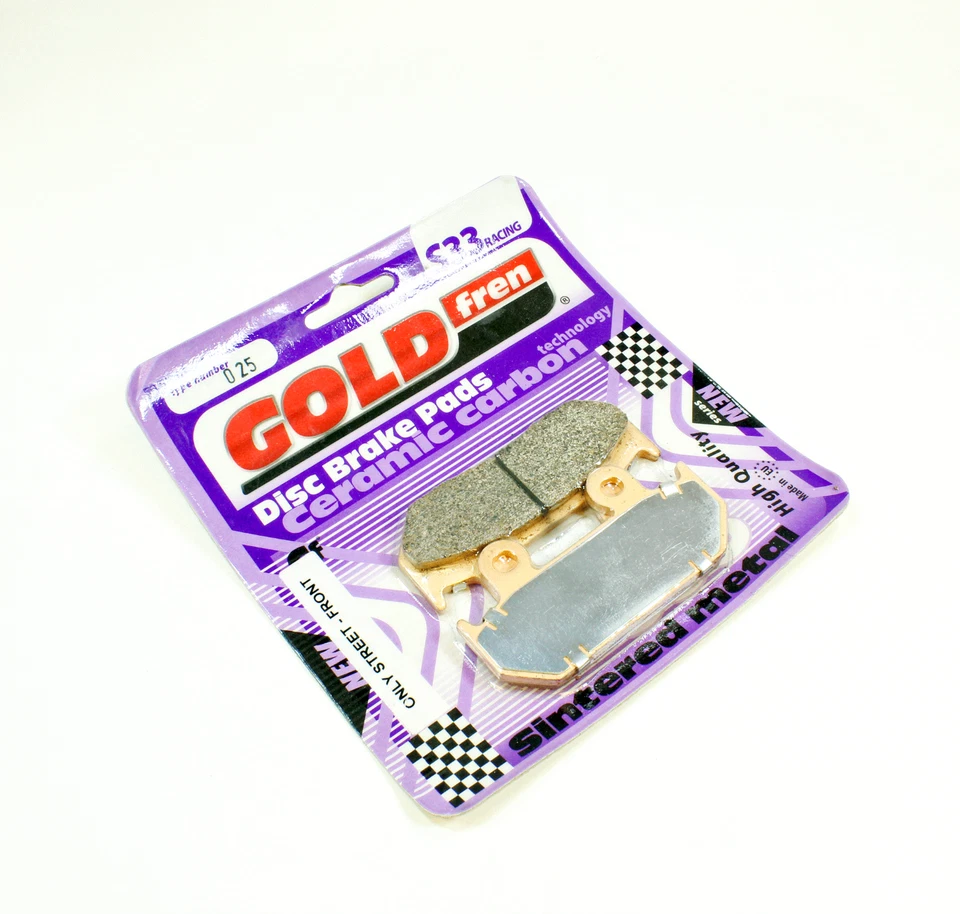 1 par de pastillas de freno delanteras GOLDfren sinterizadas para Honda CBR600F 1991-1994 Foto 2 de 2