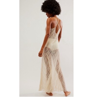 free people white lace maxi dress Free People Spencer Floral Eyelet Embroidered Lace Maxi Dress  White  Chocolate Couture