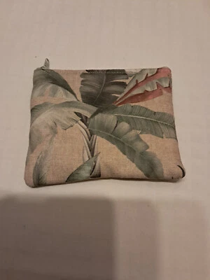 EIGENE HERSTELLUNG, HANDARBEIT Mäppchen, Blätter mit Reißverschluss , 14x12 cm , Handarbeit, eigene Herst.