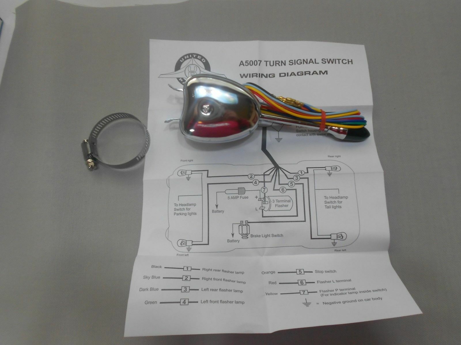 Купить chrome turn signal switch vintage car turn signal на Аукцион из Америки с доставкой в