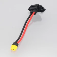 IEC320 C14 Male to XT60 Female Power E-Bike Battery Box Adapter 10AWG 15cm Wire