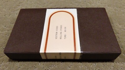 THE ROLLING STONES Rare Video Rewind Promo VHS Tape 1984 Mick