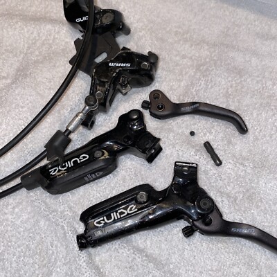 Sram Guide R brake levers/hoses FOR PARTS ONLY Sram Hydraulic Brakes Used