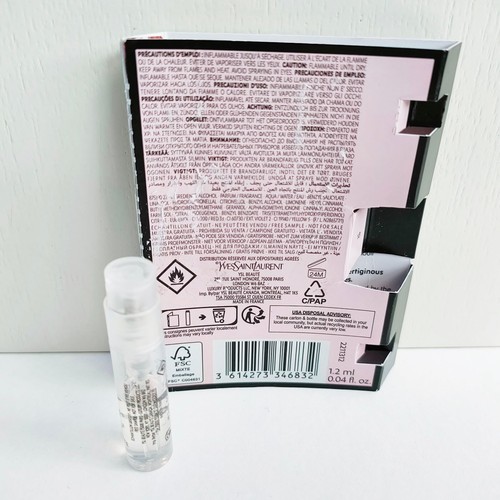 1x YSL Mon Paris Eau DeToilette Lumiere mini Spray Fragrance, 1.2ml, Brand New! - Picture 3 of 4