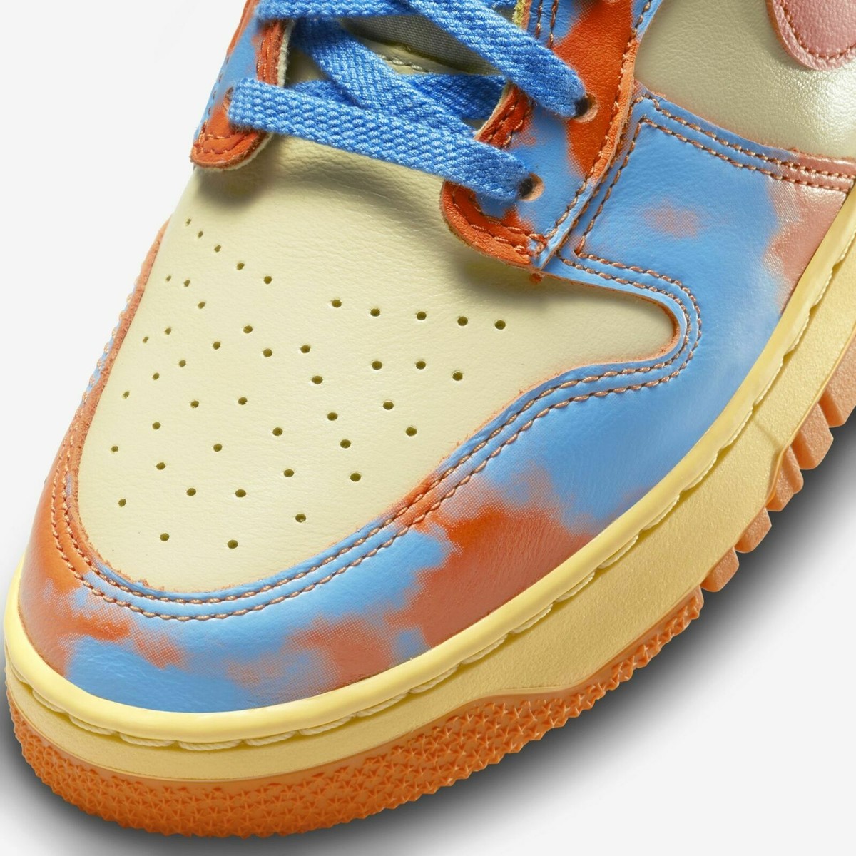 Nike Dunk High 1985 SP Orange Acid Wash Shoes DD9404-800 | eBay