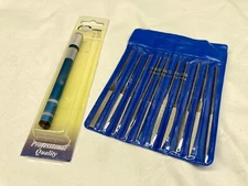 Mini 4” Diamond File Set 10 piece with Handle