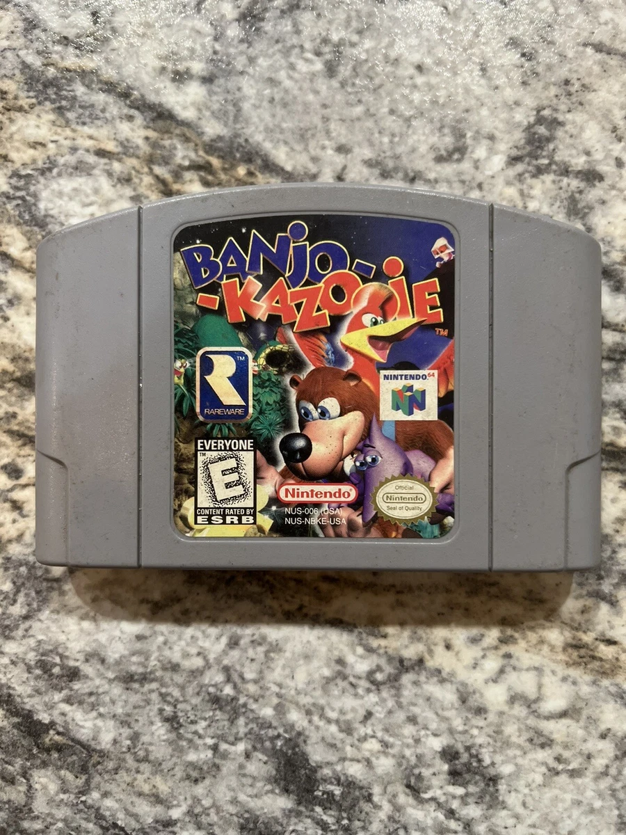Banjo-Kazooie N64 (Nintendo 64, 1998) Authentic Tested &