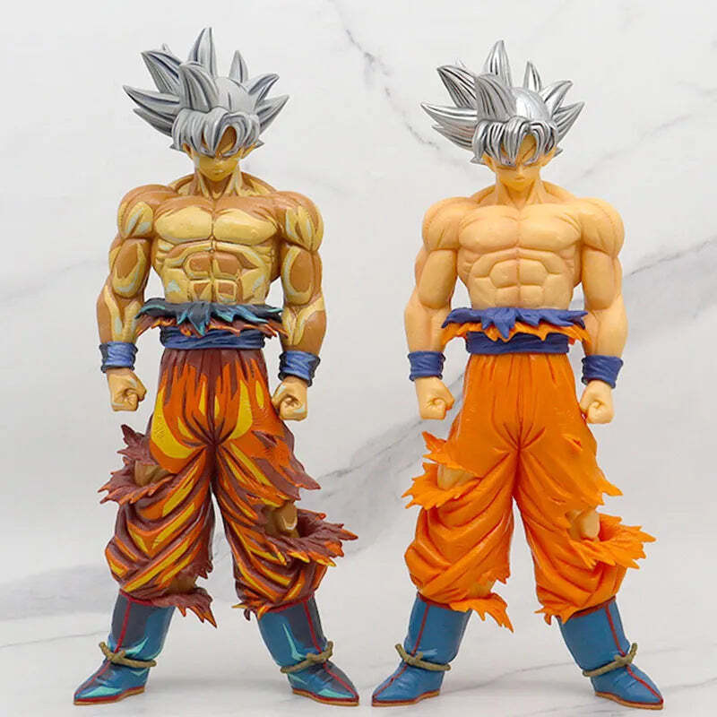 Dragon Ball Z Goku Ultra Instinto Figura Ultra Instinto Goku Figuras de Acción 30CM