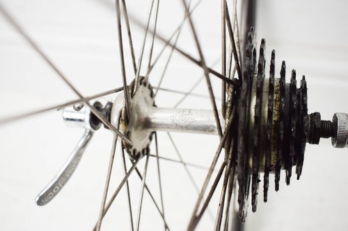 CAMPAGNOLO OMEGA STRADA HARDOX CLINCHER 700C VINTAGE BICYCLE WHEELSET - Imagen 6 de 6