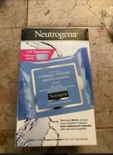 New  Neutrogena Makeup Remover Cleansing Towelettes 114  Bonus Vanity