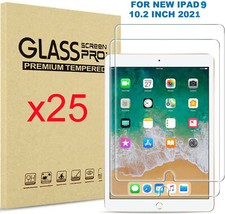 Lot 25xTempered Glass HD Screen Protector For iPad 10.2 inch 8th Generation 2020
