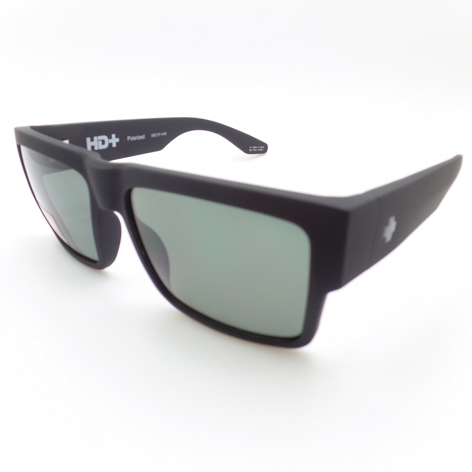 Spy Sunglasses Cyrus 673180973864 Soft Matte Black HD Plus Gray 