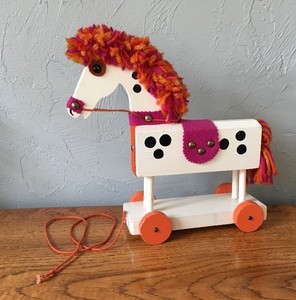 horse pull toy
