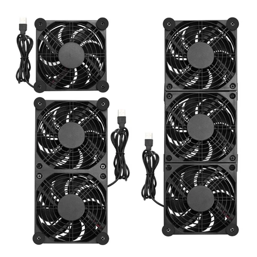 120mm USB Electronic Cooling Fan Low Noise Computer Electronics Coolers Home