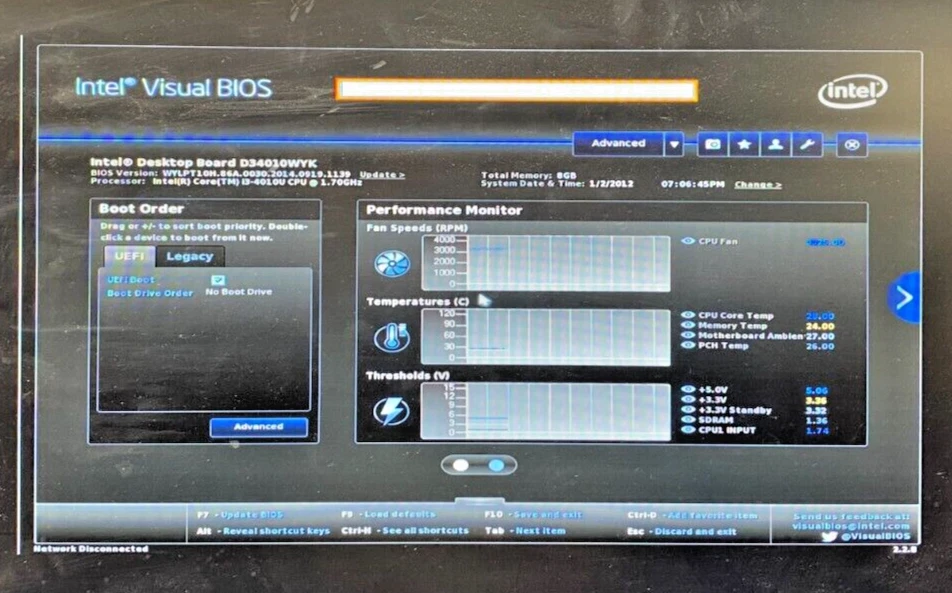 Intel NUC D34010WYK - i3-4010U 1.70GHz - 8GB RAM - NO SSD - NO WI-FI (OFFERS OK) - Image 2 of 4