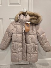 Gap Kids Coldcontrol Ultra Max Primaloft Long Puffer Parka Girls Medium 5-6 NEW