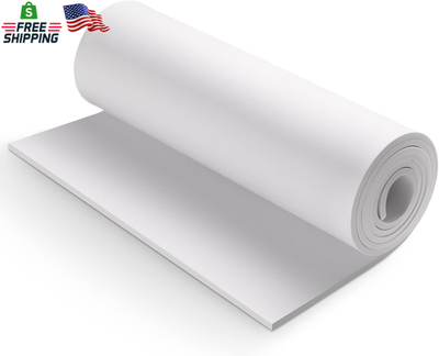 #ad White Eva Foam Cosplay Sheets RollPremium Eva Foam 5Mm Thick59quot; X 13.9quot; High $17.87