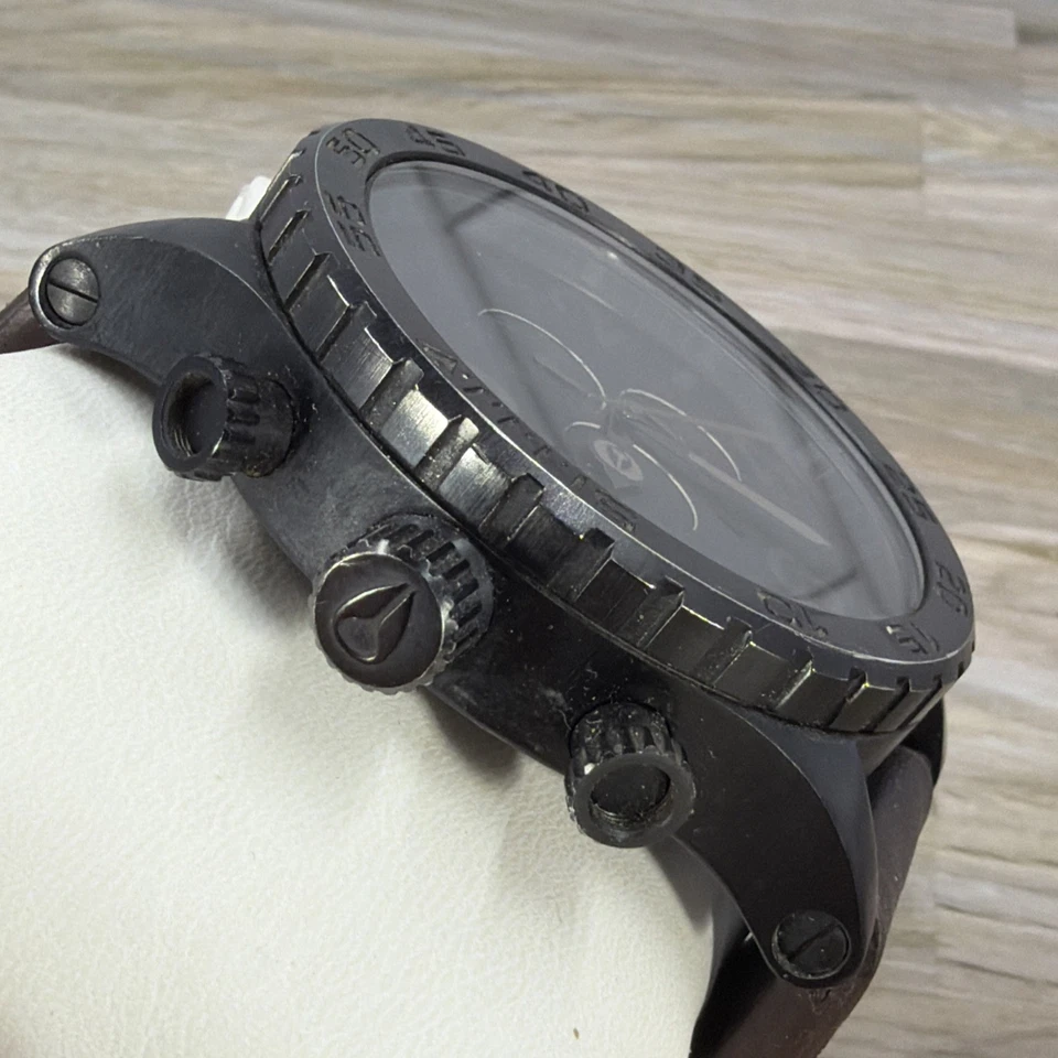 NIXON Mens Wristwatch SIMPLIFY THE 51-30 CHRONO Black Dial - New Battery - 51mm - Image 2 of 4