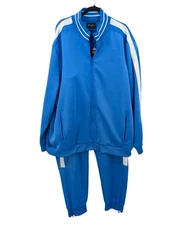 Sean John Tracksuit Set Men Size 4XL Streetwear Y2K Hip Hop Zip Up Jacket Jogger