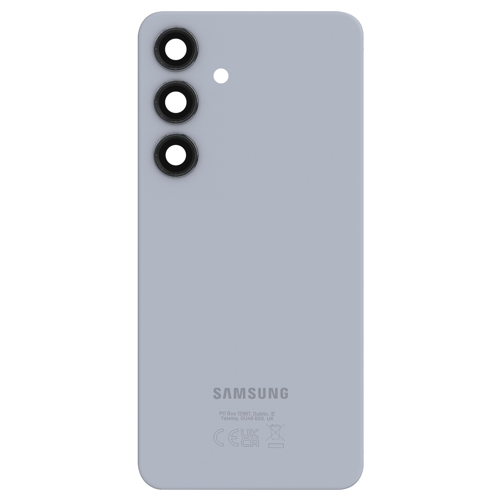 Réparer un Samsung S24 rayé avec la vitre arrière originale gris lavande