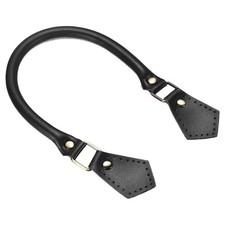 Purse Straps, 16 Inch Genuine Leather Strap for Mini Bag, Black