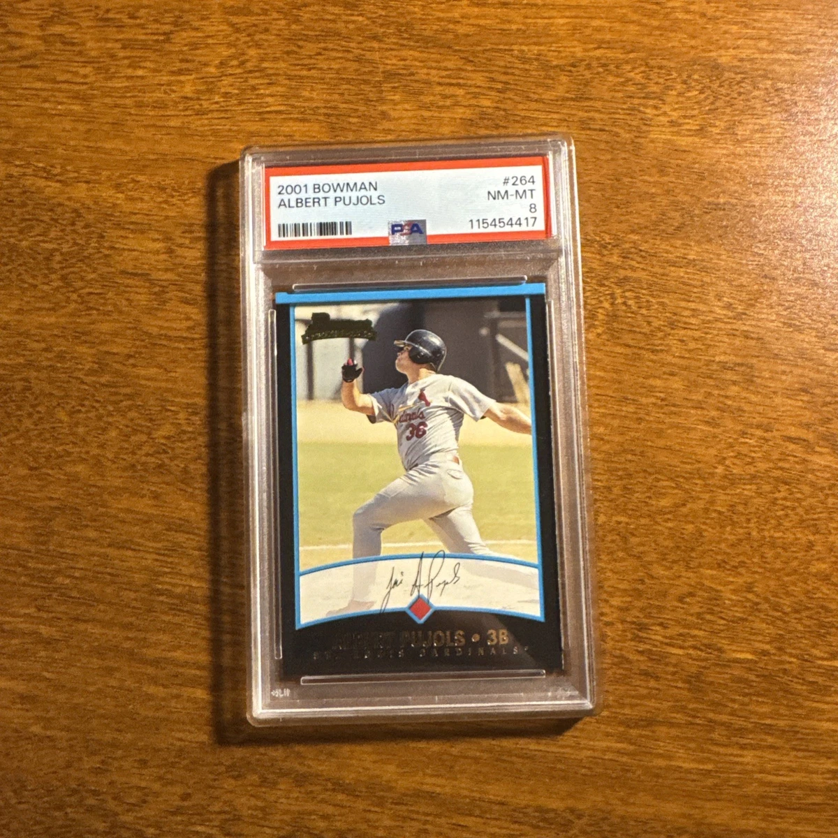 Bowman Albert Pujols Rookie Baseball Sports Trading Cards