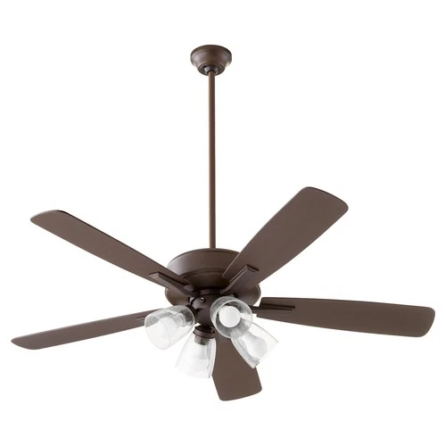 Oiled Bronze 52"Ceiling Fan from the Ovation Collection - Picture 1 of 2