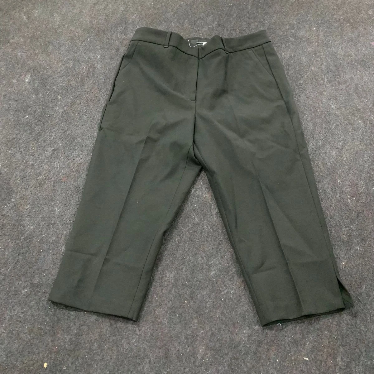 WHITE HOUSE BLACK MARKET Elle Slim Capri Pants Women's Size 10 L Black