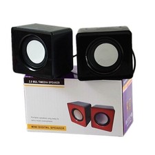 3.5mm Jack USB Wired Computer Speaker Stereo For PC Laptop Notebook Desktop FFpR