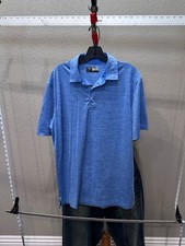 Callaway Golf Blue Pattern Opti Dry POLO SHIRT Medium M